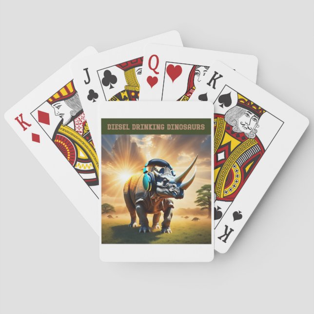 Baraja De Cartas Claramente un fanático de Elvis (Reverso)