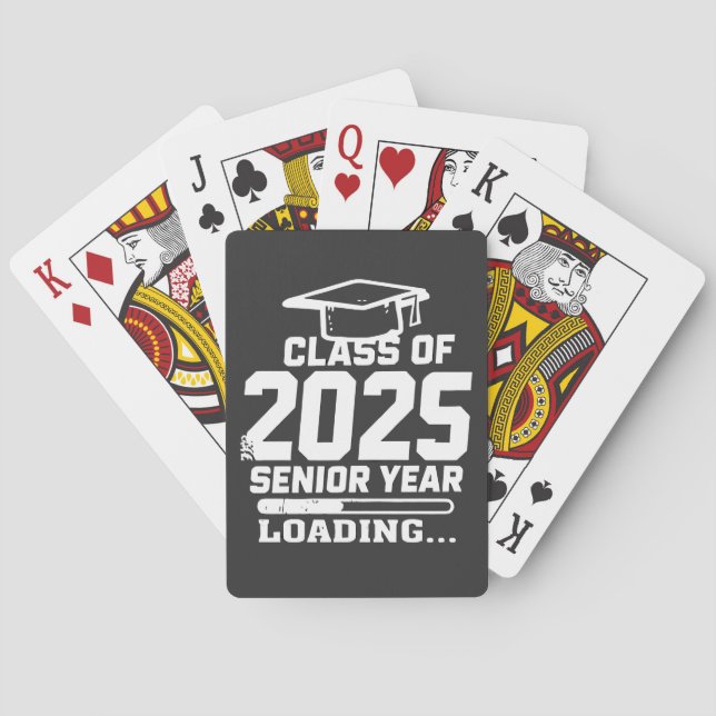 Baraja De Cartas Clase de carga de año 2025 (Reverso)