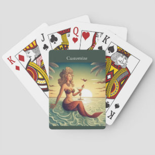 Baraja De Cartas Clásica Martini Mermaid Thunder_Cove