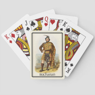 Baraja De Cartas Clásico Clan Buchanan Escocia