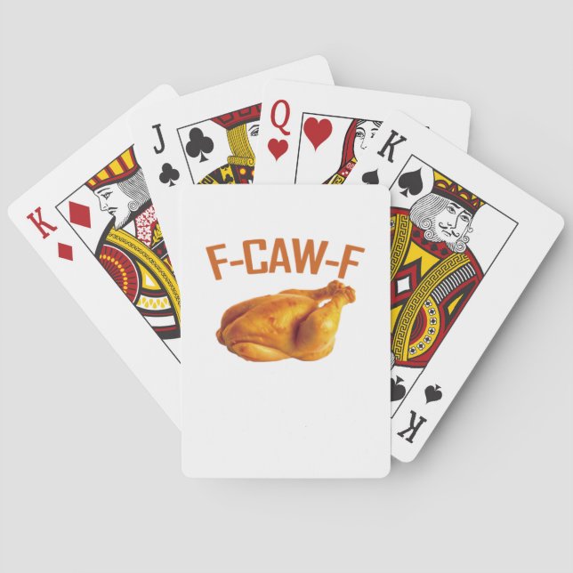 Baraja De Cartas Clásico de Pollo F-Caw-F (Reverso)