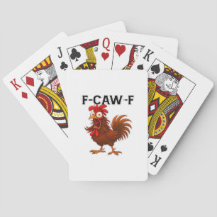 Baraja De Cartas Clásico de Pollo F-Caw-F