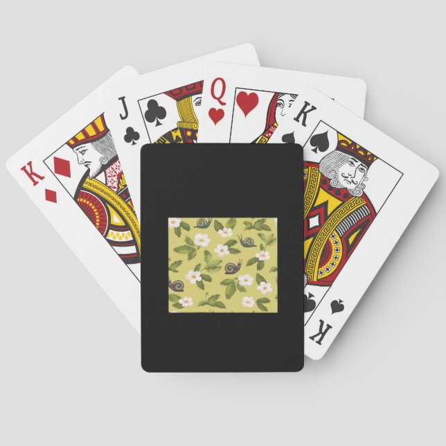 Baraja De Cartas Clásico de Snail de Whimsigoth (Reverso)