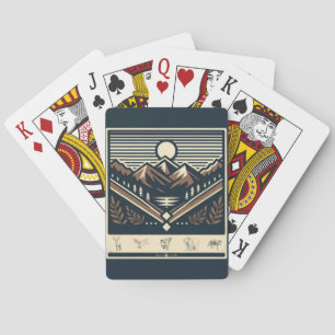 Baraja De Cartas Clásico/vintage al aire libre/salvaje