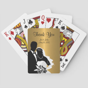 Baraja De Cartas Clásicos favoritos de boda monograma