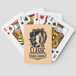 Baraja De Cartas Classic Frames & Shadows Vintage Noir Cinema Playi