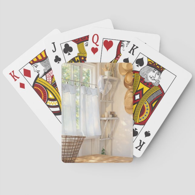 Baraja De Cartas Classic Playing Cards Curtain in the Wind (Reverso)
