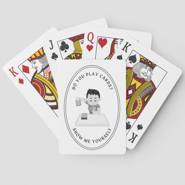 Baraja De Cartas Classic playing cards with a funny back (Reverso)