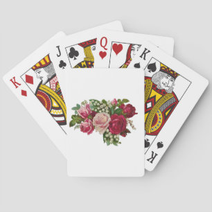 Baraja De Cartas Classic Victorian Roses Lily of the Valley Romance