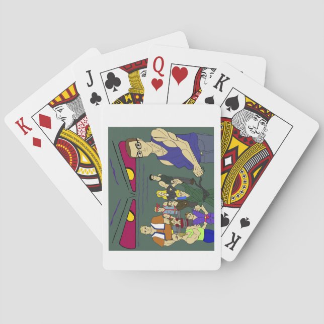 Baraja De Cartas classmates anime inspired  (Reverso)