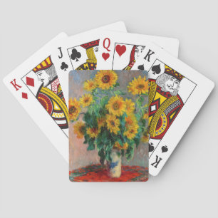 Baraja De Cartas Claude Monet - Bouquet de girasoles