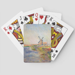 Baraja De Cartas Claude Monet - Campo de tulipanes en Holanda