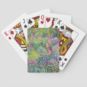 Baraja De Cartas Claude Monet - El jardín de iris en Giverny