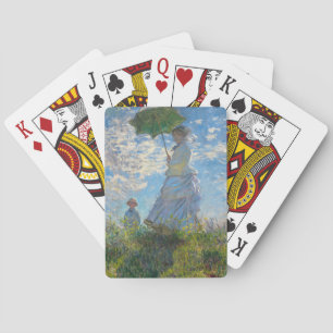 Baraja De Cartas Claude Monet - El paseo, mujer con sombrilla