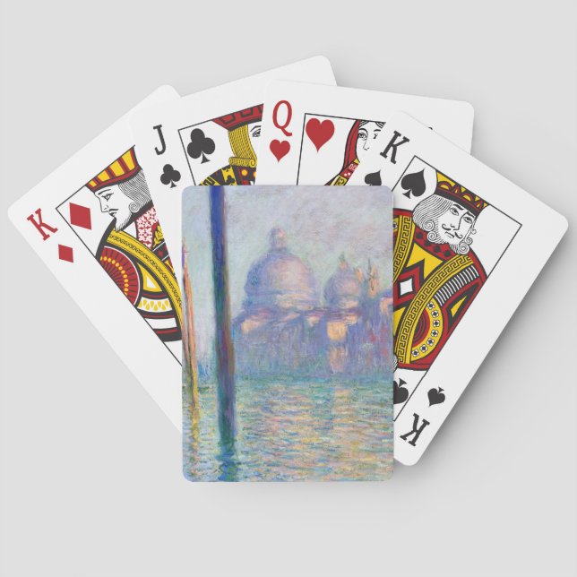 Baraja De Cartas Claude Monet - Gran Canal, Venecia (Reverso)