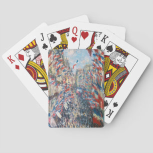 Baraja De Cartas Claude Monet - La Rue Montorgueil - París
