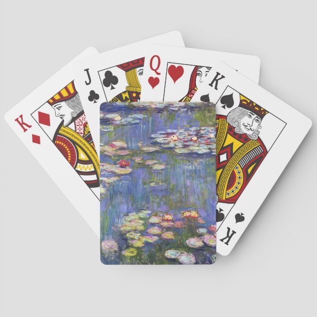 Baraja De Cartas Claude Monet - Lilies de agua / Nympheas (Reverso)