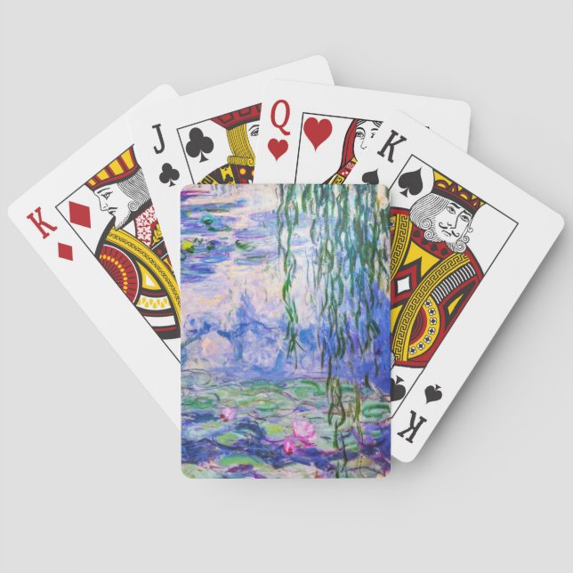 Baraja De Cartas Claude Monet - Lilies de agua / Nympheas 1919 (Reverso)
