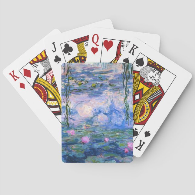 Baraja De Cartas Claude Monet Lirios de agua 1919 (Reverso)