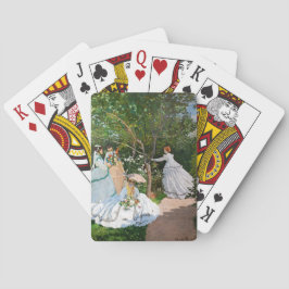 Baraja De Cartas Claude Monet - Mujeres en el jardín