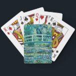 Baraja De Cartas Claude Monet - Nieves Y Puente Japonés<br><div class="desc">Claude Monet - Lilies De Agua Y Puente Japonés (1899)</div>