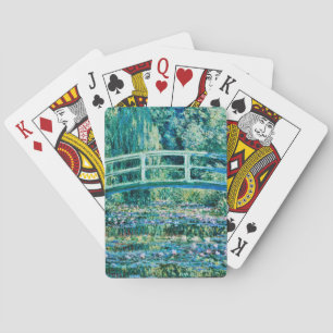 Baraja De Cartas Claude Monet - Nieves Y Puente Japonés