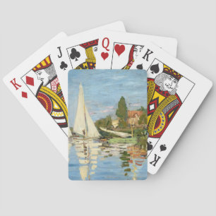 Baraja De Cartas Claude Monet Regattas en Argenteuil