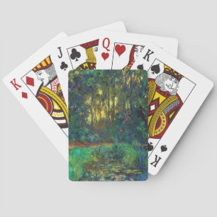 Baraja De Cartas Claude Monet - Rincón de un estanque con nenúfares