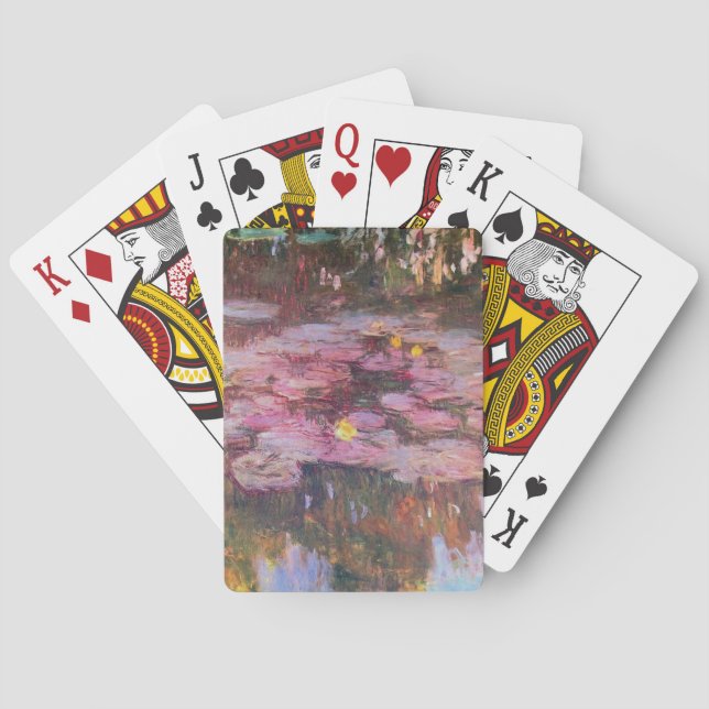 Baraja De Cartas Claude Monet - Water Lilies 1917 (Reverso)