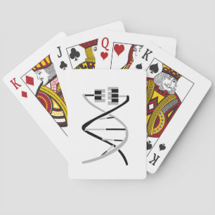 Baraja De Cartas Claves clásicas del ADN genético musical