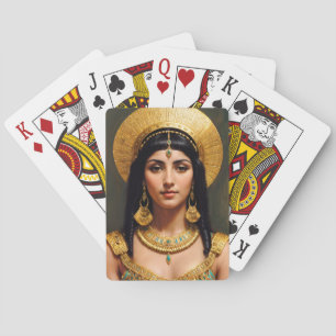 Baraja De Cartas Cleopatra Egyptian Queen Pharaoh Art