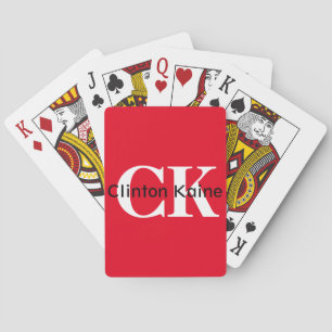 Baraja De Cartas Clinton Kaine - CK 2016