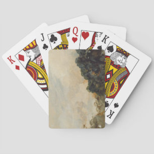 Baraja De Cartas Cloud Study with Trees, 1821 (aceite sobre papel p