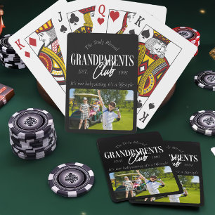 Baraja De Cartas Club de Abuelos Es un Estilo de Vida Divertido
