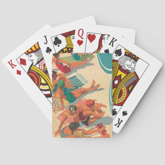 Baraja De Cartas Club de la playa del paraíso (Reverso)