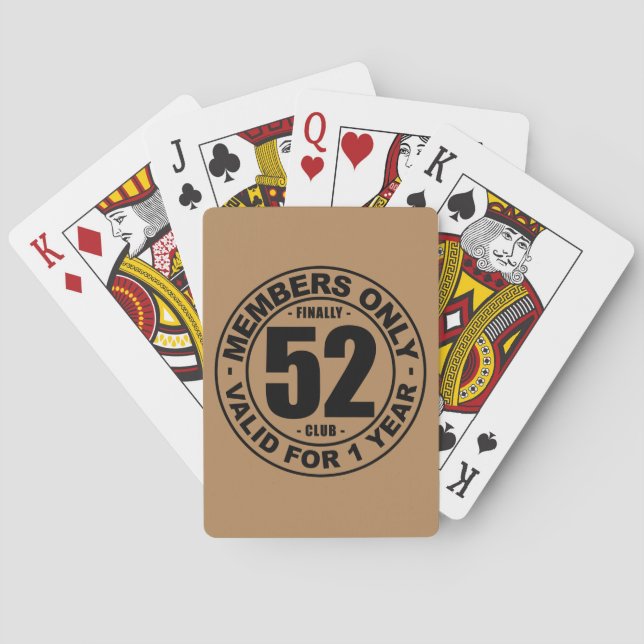 Baraja De Cartas Club finalmente 52 (Reverso)