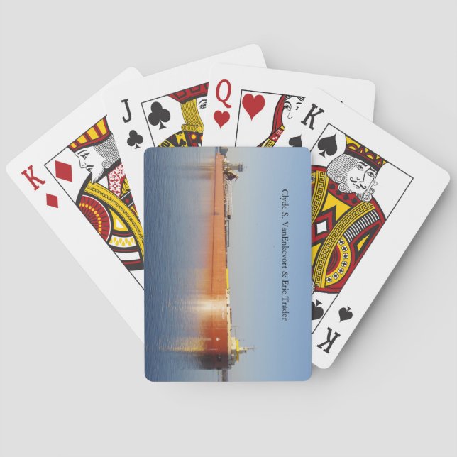 Baraja De Cartas Clyde S. VanEnkevort & Erie Trader (Reverso)