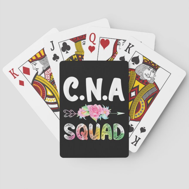 Baraja De Cartas CNA Nurse Squad Certified Nursing Assistant (Reverso)