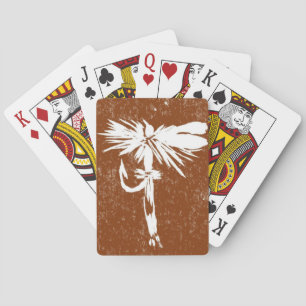 Baraja De Cartas "Coachman marrón" mosca seca, pesca con mosca, ata