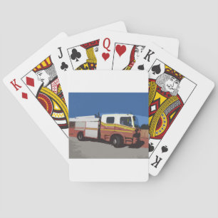 Baraja De Cartas Coche de bomberos