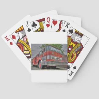 Baraja De Cartas Coche de bomberos