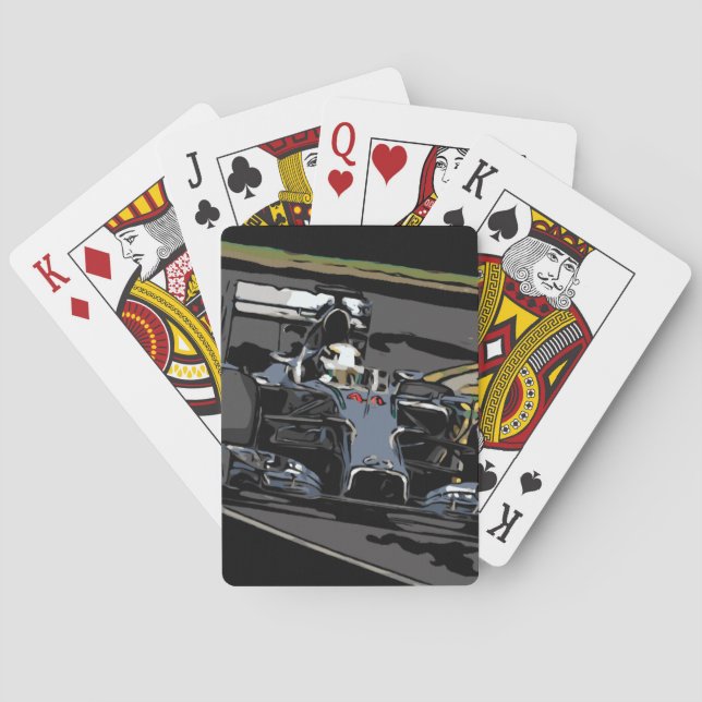 BARAJA DE CARTAS COCHE DE RAZA - NACIDO A LA RAZA (Reverso)