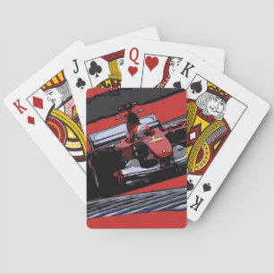 BARAJA DE CARTAS COCHE DE RAZA ROJA - PASIÓN