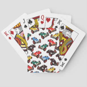 Baraja De Cartas Coches de Carreras de época