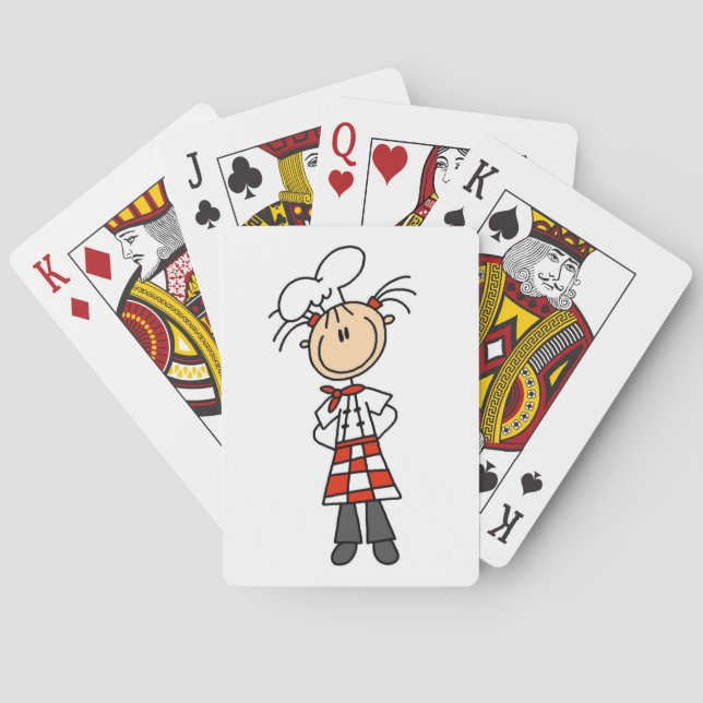 Baraja De Cartas Cocinera (Reverso)