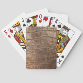 Baraja De Cartas Cocodrilo lagarto de cocodrilo de alligator