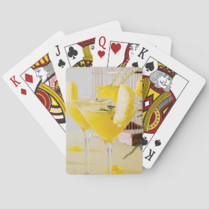 Baraja De Cartas Cóctel de Fresca de piña y jengibre