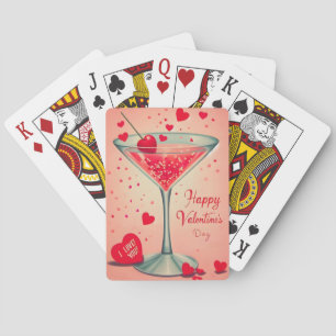 Baraja De Cartas cóctel Mid Century Valentine Martini