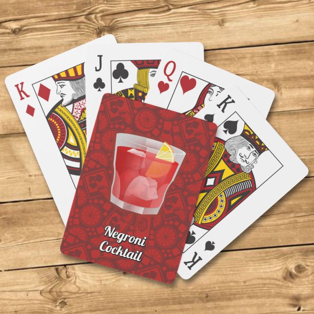 Baraja De Cartas Cóctel Negroni (Subido por el creador)