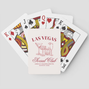 Baraja De Cartas Cócteles de Club Social de Despedida de Soltera Bo